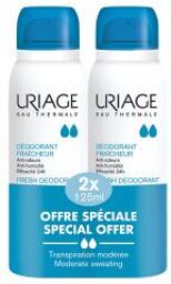 Déodorant Fraîcheur Transpiration Modérée Peaux Sensibles 2 x 125 ml - Spray 2 x 125 ml
