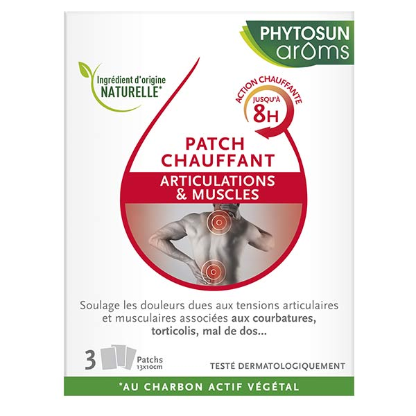 Patch Chauffant Articulations et Muscles 3 Patchs