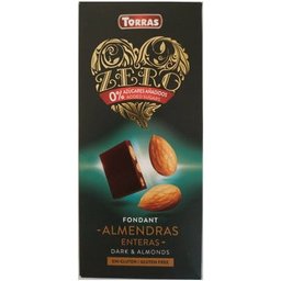 Chocolate Negro Almendras Zero *