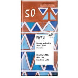 Chocolat Noir 50% au Lait de Coco Bio et au Sucre 80g