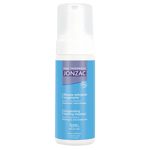 Eau thermale Jonzac, Les Indispensables, Mousse nettoyante oxygénante bio 150mL