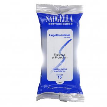 Lingettes dermoliquide 15 lingettes