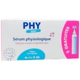 Physiological Serum Phy™ 40 flacons +5 gratuit