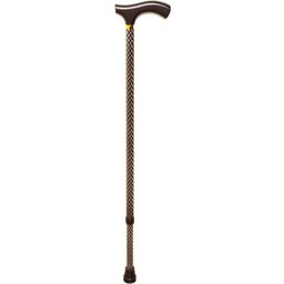 Bâton de marche extensible en verre noir 1pc
