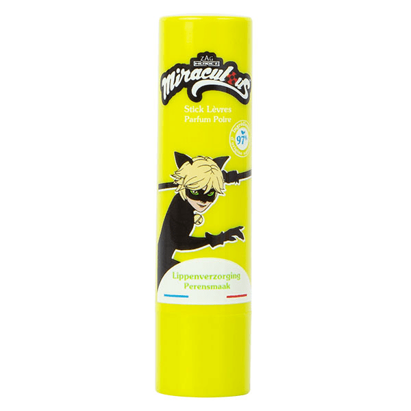 - Stick Lèvres Miraculous Chat Noir Poire 4g