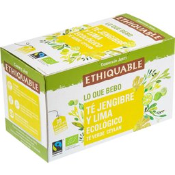 Té Verde Jengibre y Lima Eco 20uds