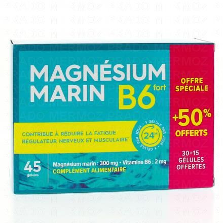 Détente - Magnésium Marin B6 45 gélules