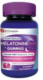 Forté Pharma Forté Nuit Mélatonine 1900 30 Gummies - Pot 30 gommes