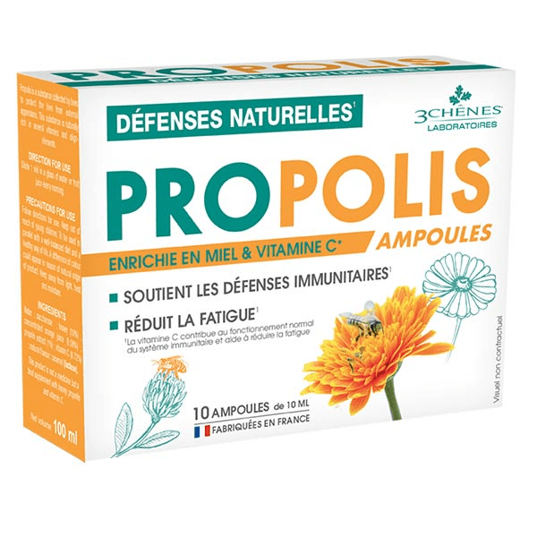 Tonus & Immunité Propolis Défenses Naturelles 10 ampoules