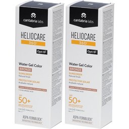 360° Water Gel Color Bronze Spf50+ Protection Solaire avec Finition Naturelle