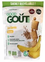 Carrés Banane Dès 8 Mois Bio 50 g - Sachet 50 g