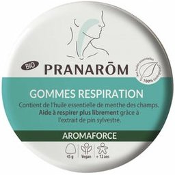 Pranarôm Aromaforce Gommes Respiration Bio 45g