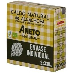 Pack Caldo de Alcachofa y Esparragos Bio 2x330ml