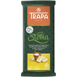 Chocolat Blanc avec Stevia 75g