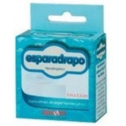 Papier à bandage hypoallergénique 5x2,5cm 1ud 1ud