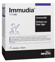 Immudia Immunité Enfant en Bas-Age De 1 à 3 Ans 28 Unités - Stick 28 sticks