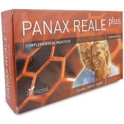 Panax Reale Plus Jalea Real Ginseng Vitamina C 20 Ampollas