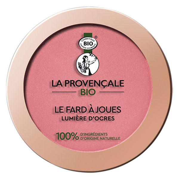 Le Teint Le Fard à Joues Lumière d'Ocres N°01 Rose Grès Bio 8g