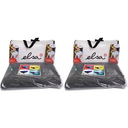 Coussin pour la nuque 50 x 11 cm Taie velours Antracite