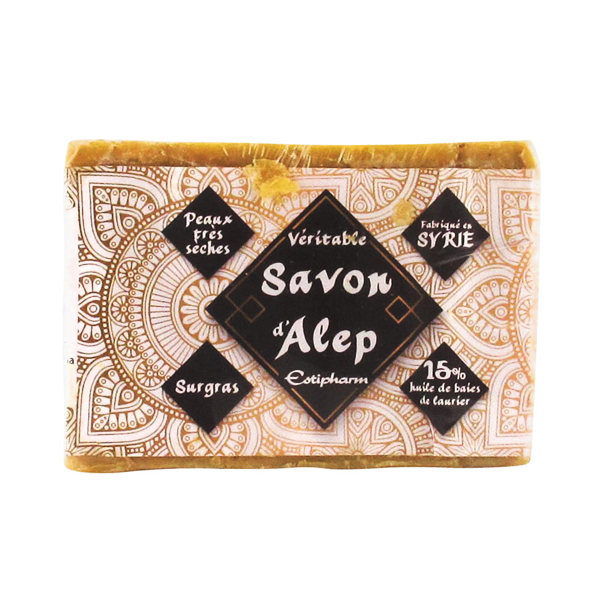 Savon d'Alep 15% d'Huile de Baies de Laurier 190g