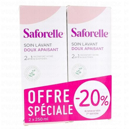 Soin lavant doux lot de 2 flacon 250ml