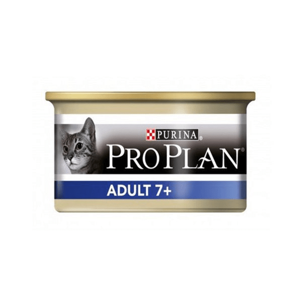 Proplan Chat Adulte 7+ Thon Barquette 24 x 85g