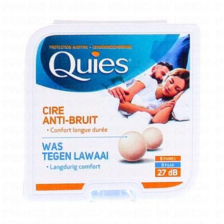 Protection auditive cire naturelle boîte de 8 paires
