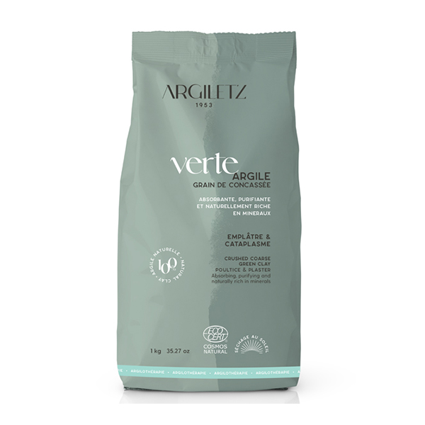 Argile verte concassée sachet de 1kg