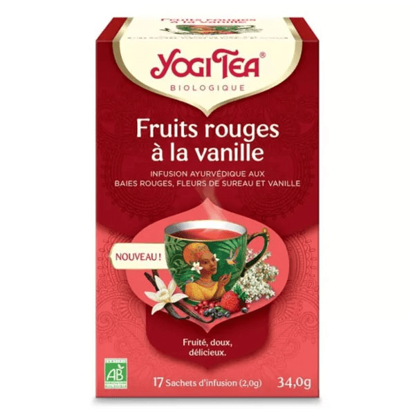 Infusion Fruits Rouges à la Vanille 17 sachets