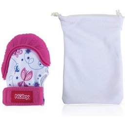 Gant de Dentition Happy Hands Rose 3M+ 1ut