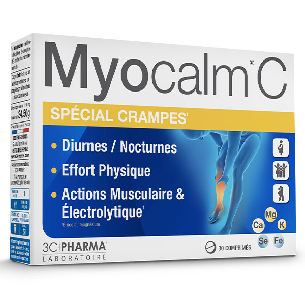 Myocalm C Spécial Crampes 30 comprimés