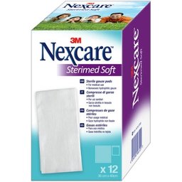 3M Sterimed Soft Gasa Esteril Tejido Sin Tejer 18 Cm X 40 Cm 12 U