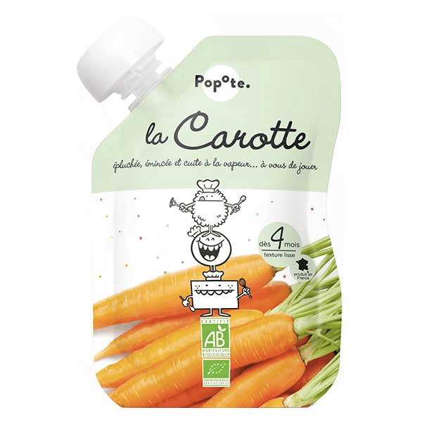 Les Légumes Gourde Purée Carotte +4mois Bio 120g
