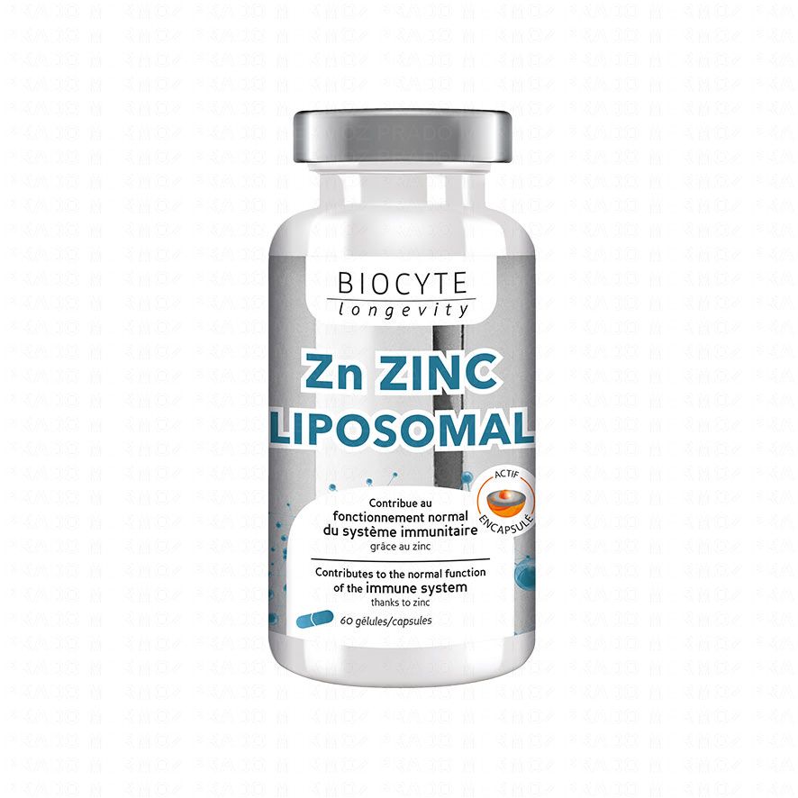 Longevity Minéraux - Zn Zinc liposomal gélules x 60