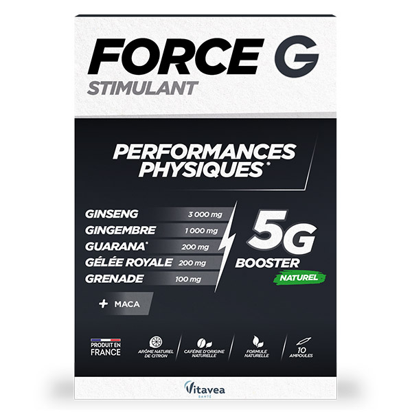 Force G Stimulant Performances Physiques 10 ampoules