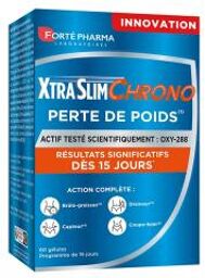 Forté Pharma Xtraslim Chrono - Perte de Poids - 60 Gélules (Programme de 15 Jours) - Boîte 60 gélules
