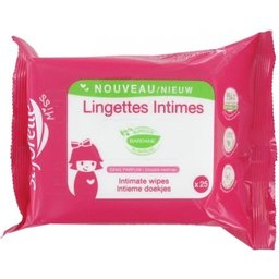 Miss Lingettes intimes Biodegradables 25uts