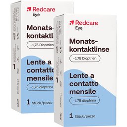 Redcare Eye Lentille mensuelle -1,75