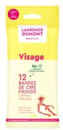 12 Bandes de Cire Froide Visage - Pochette 12 bandes