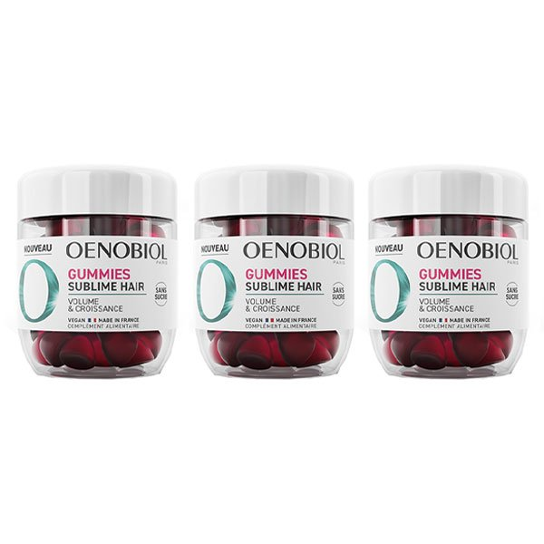 Sublime Hair Lot de 3 x 60 gummies