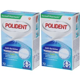 Polident® Anti-Bactérien nettoyant pour appareils dentaires