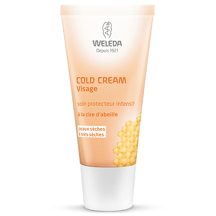 Cold Cream visage soin protecteur intensif à la cire d'abeille tube 30ml