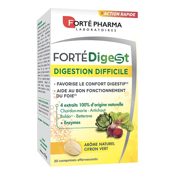 Forté Digest Digestion Difficile 20 comprimés effervescents
