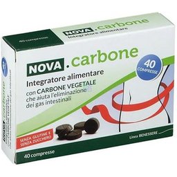 Nova 40Cpr Charbon végétal argent argenté