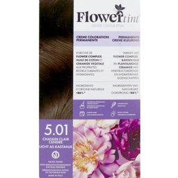 Florwertint Creme Coloration Permanente 5.01 Chatain Clair Cendre