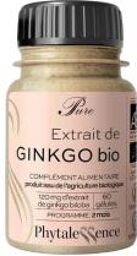 Pure Ginkgo Bio 60 Gélules - Pot 60 gélules