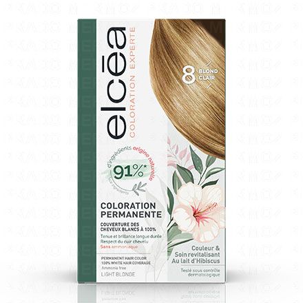 Elcéa Coloration permanente blond clair n°8