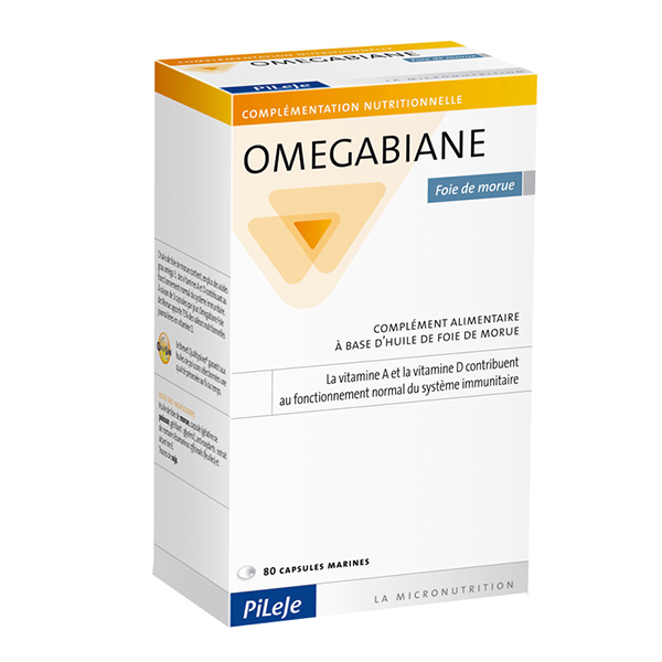 Omegabiane Foie de Morue 80 gélules