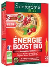 Bio Énergie Boost Bio 20 Ampoules - Boîte 20 ampoules de 10 ml