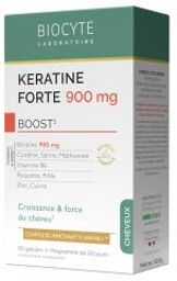 Keratine Forte 900 mg Boost Croissance & Force du Cheveu 60 Gélules - Boîte 60 Gélules